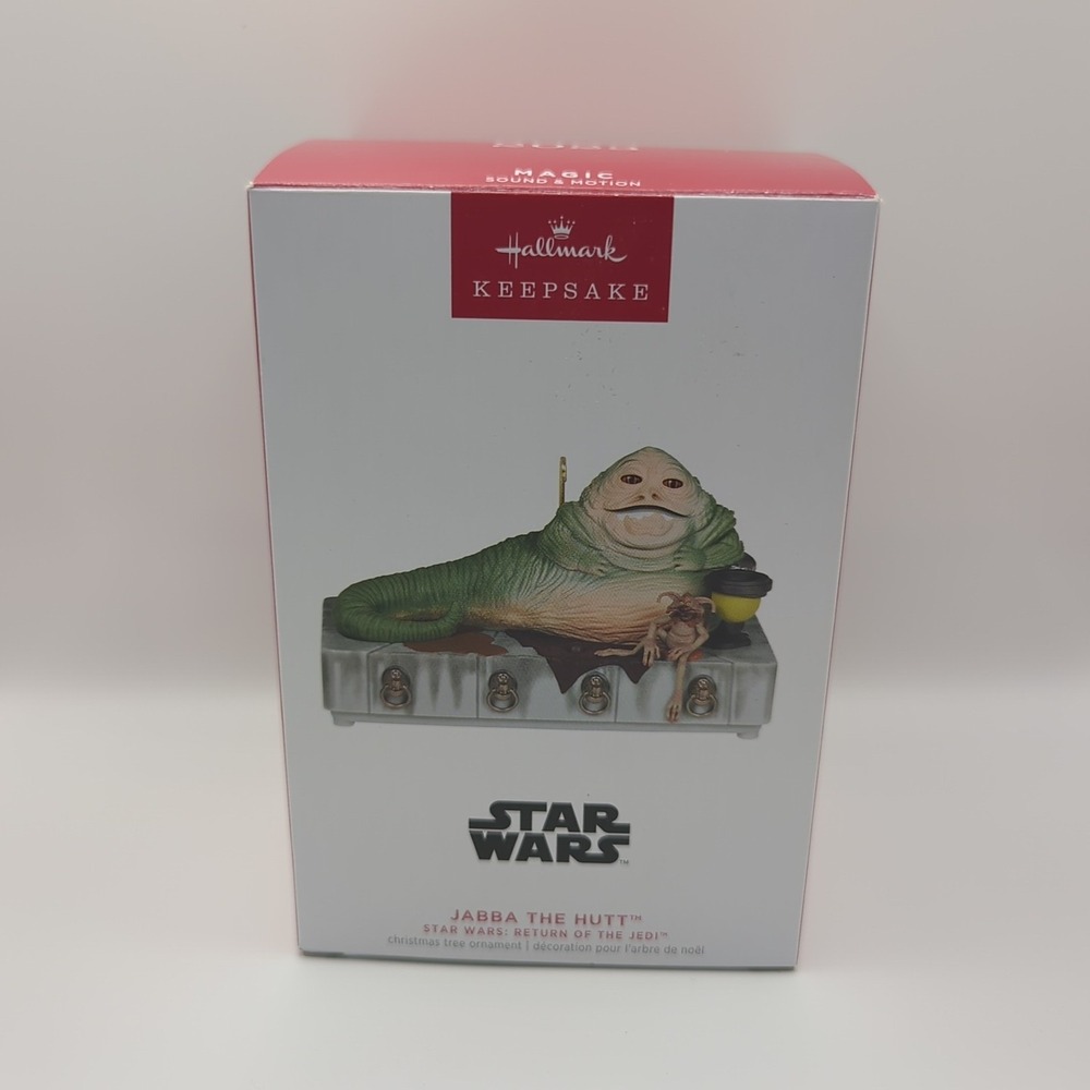 2023 Hallmark Keepsake Star Wars Jabba The Hutt Return Of The Jedi Ornament NIB